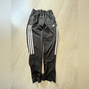 Adidas Black track pants for boys size 11/12